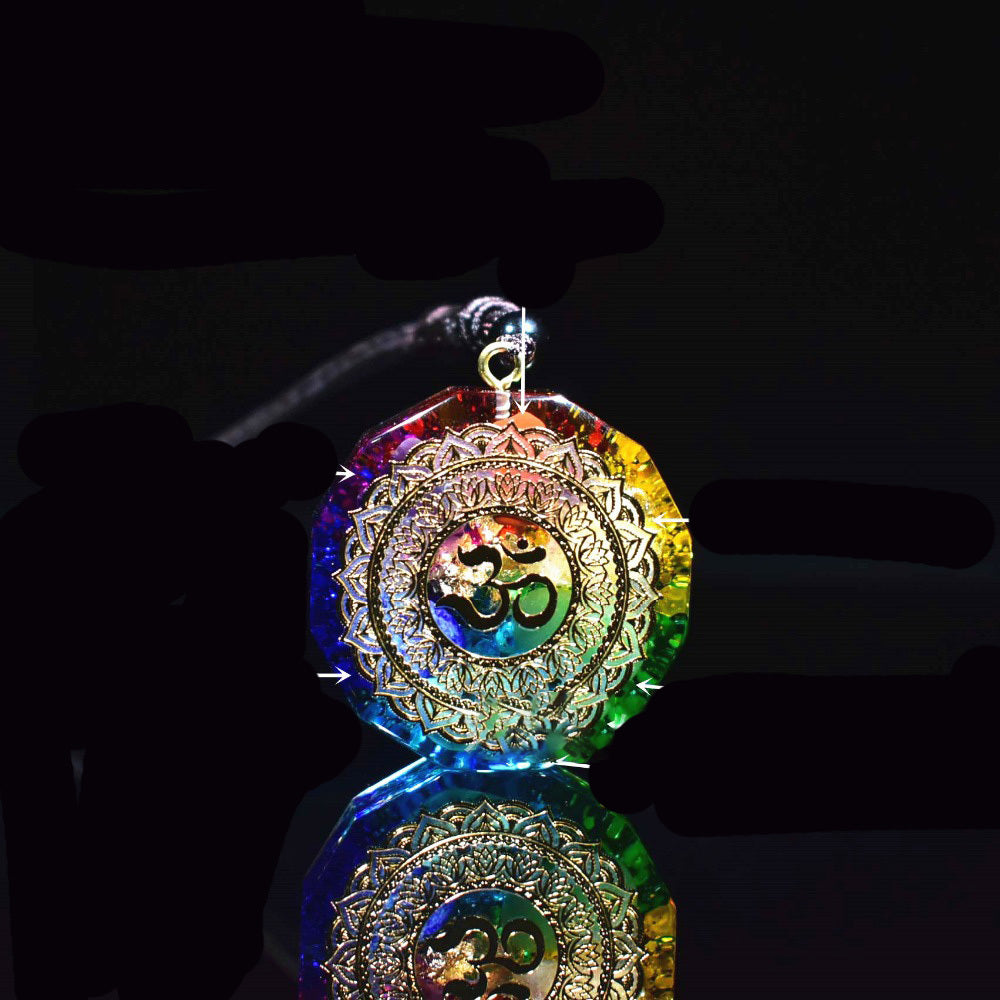 PendantNecklace Geometry Necklace Meditation Energy Pendant