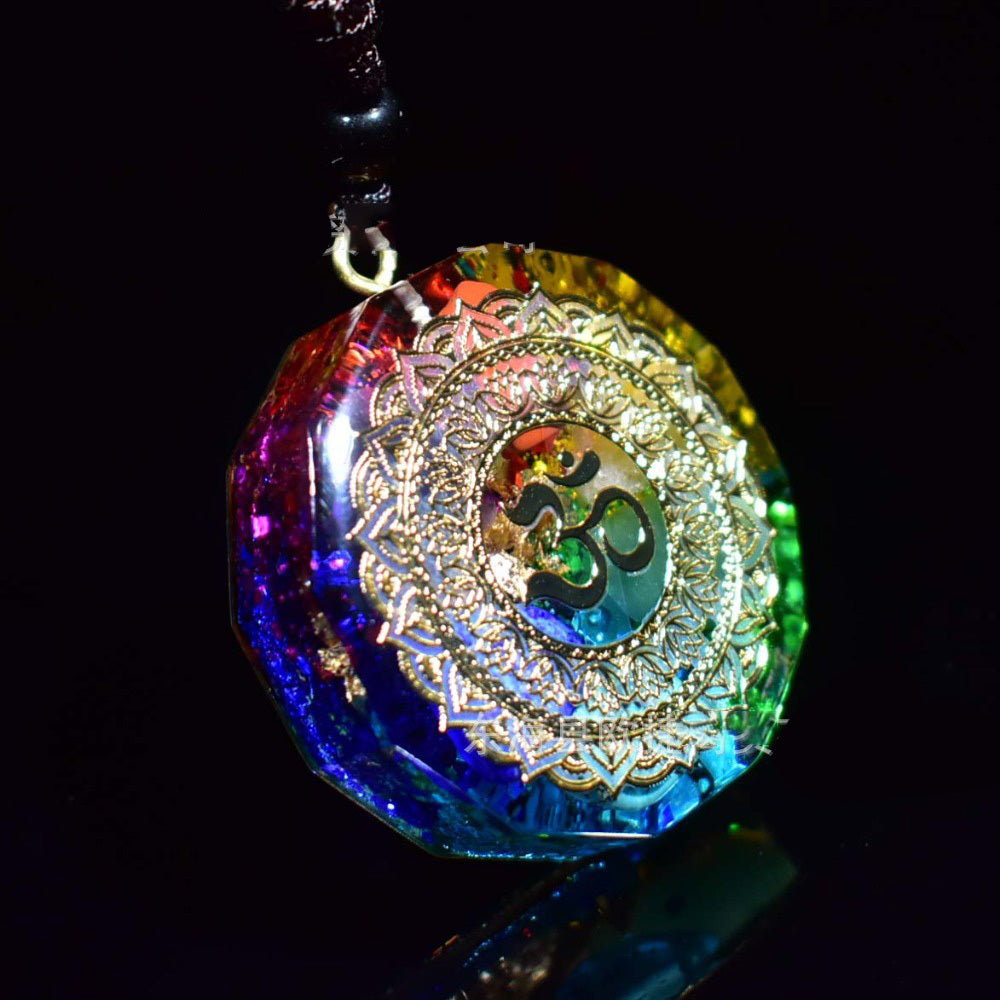 PendantNecklace Geometry Necklace Meditation Energy Pendant