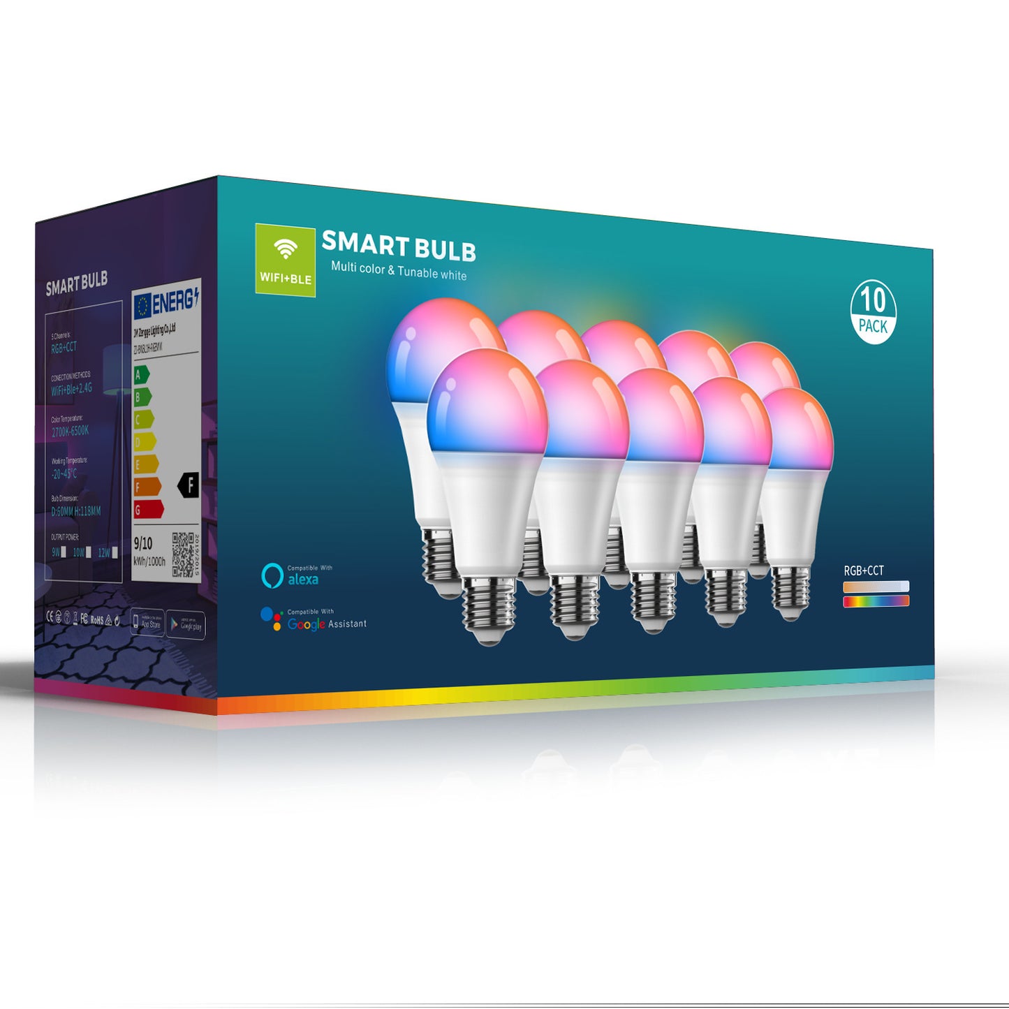 Smart Wifi Bluetooth demand And Corlor-changing Bulb