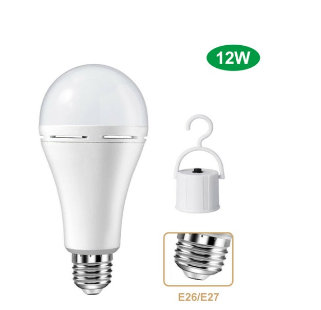 E27 Emergency Bulbs Rechargeable LED Light With Battery Backup LED Bulb 12W