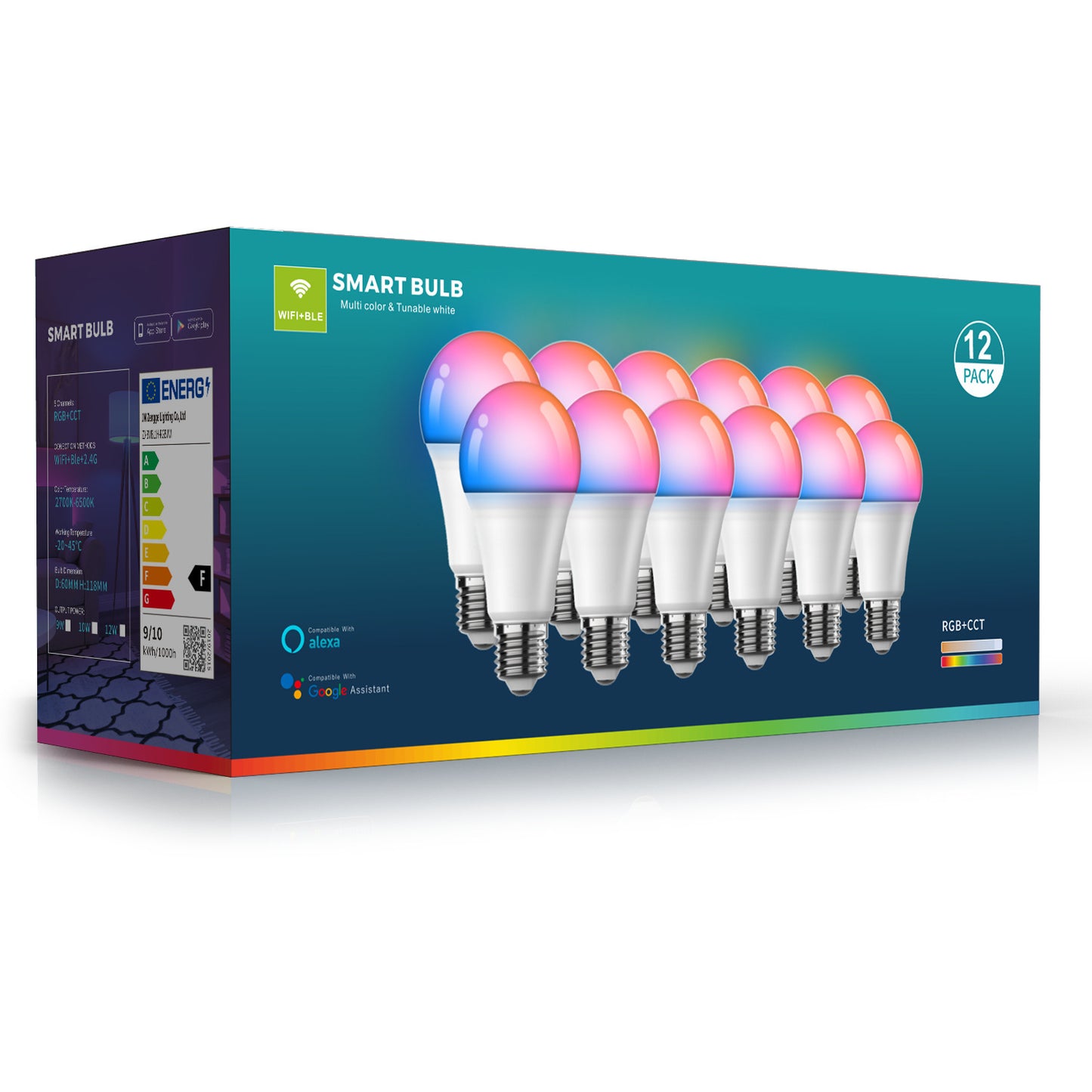 Smart Wifi Bluetooth demand And Corlor-changing Bulb