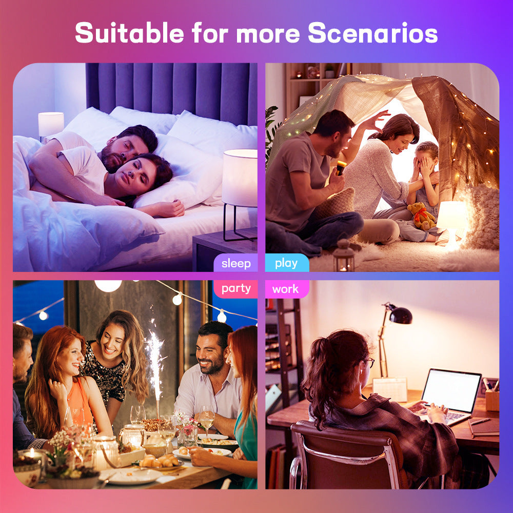 Smart Wifi Bluetooth demand And Corlor-changing Bulb
